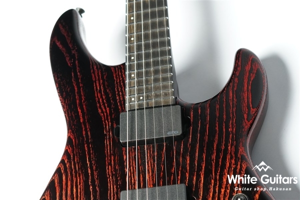 JA-STER Custom - Metallic Red to Yellow on Black Background